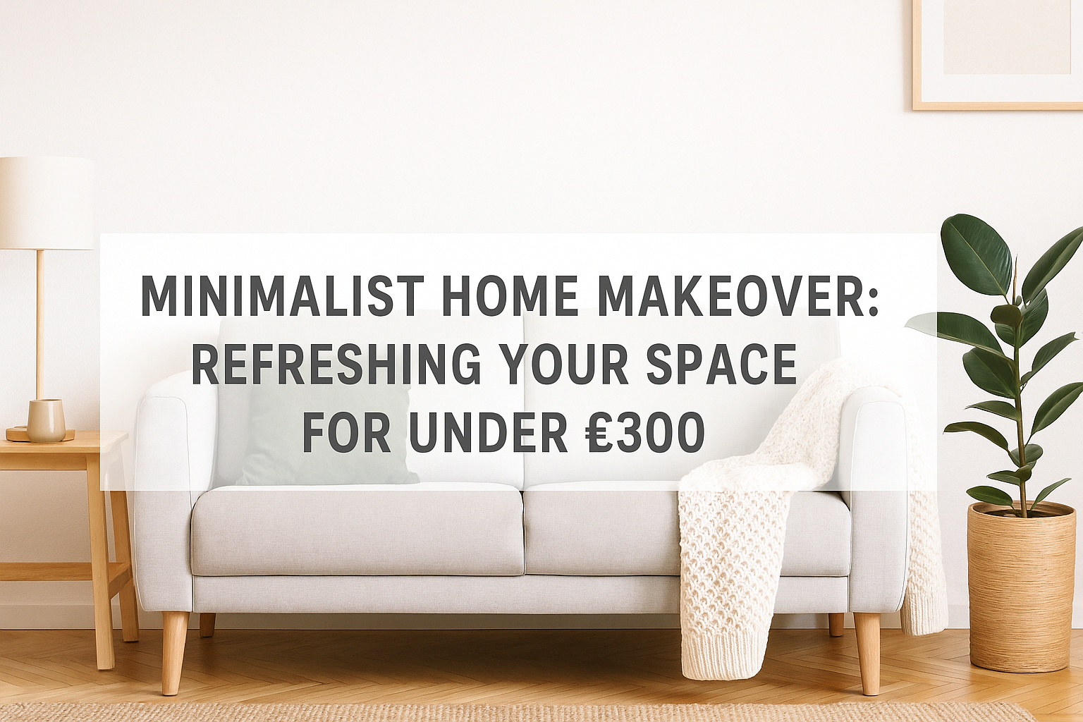 Minimalist Home Makeover: Refreshing Your Space for Under £300